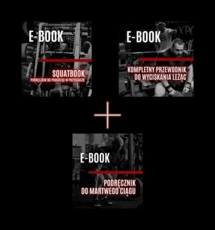 Zestaw e-booków o trójboju: przysiad, wyciskanie i martwy ciąg