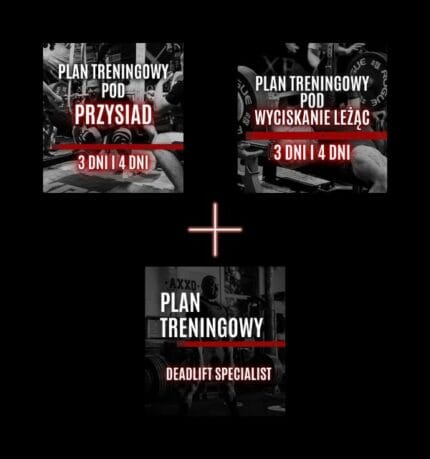 Zestaw e-booków o trójboju z planami treningowymi