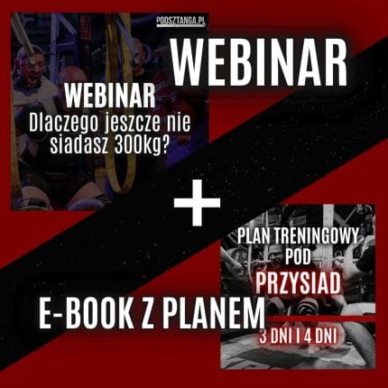 Kompletny zestaw pod przysiad (plan treningowy + e-book + webinar)