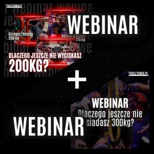 Zestaw webinarów o przysiadzie i wyciskaniu