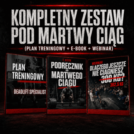 Kompletny zestaw pod martwy ciąg (plan treningowy + e-book + webinar)